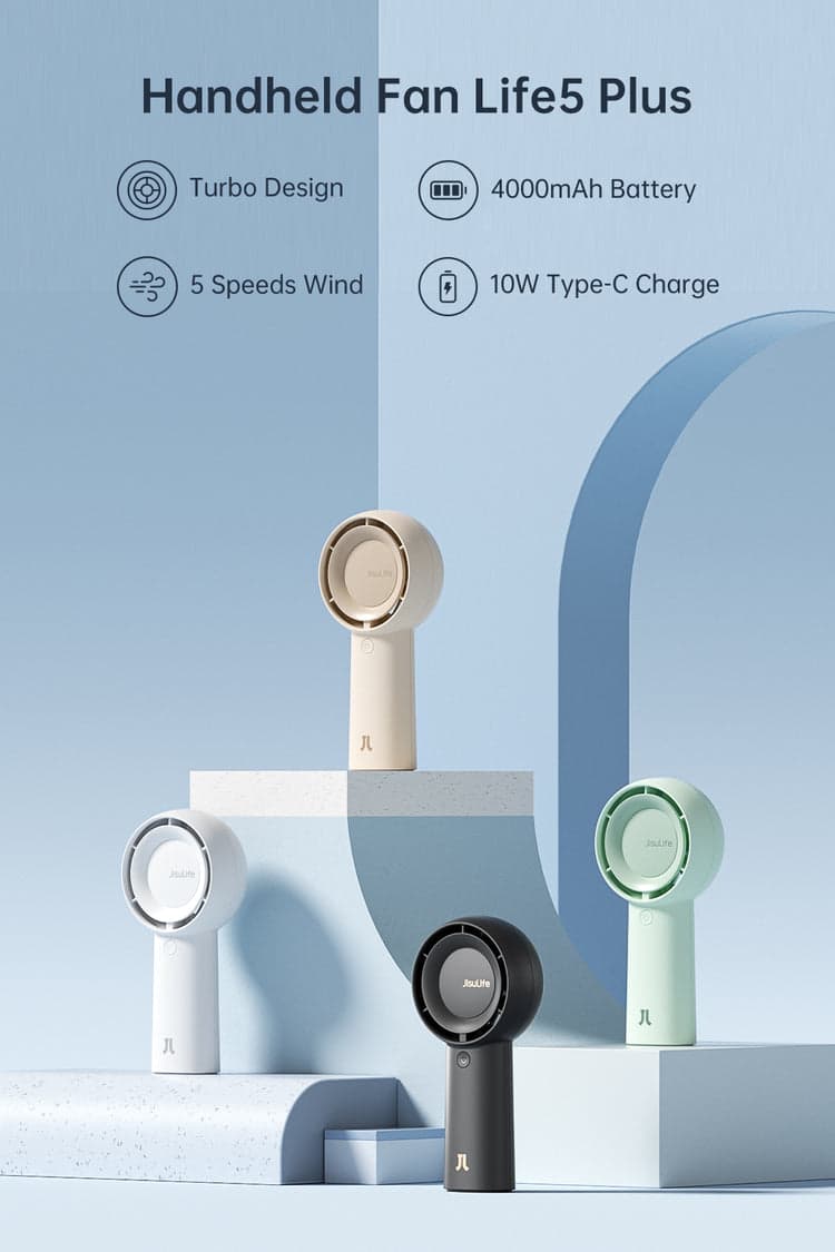 Jisulife Handheld fan life5plus