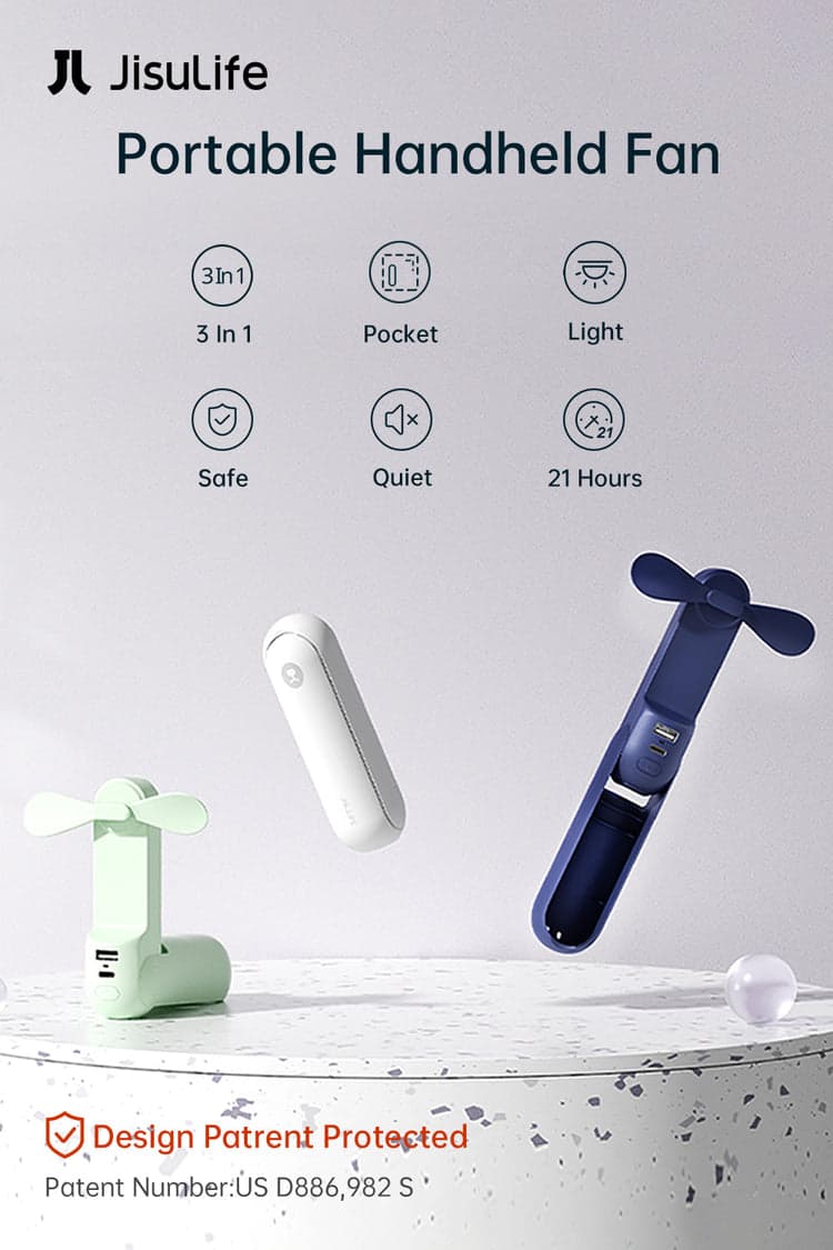 JisuLife Handheld Fan Life8 Plus story banner 1