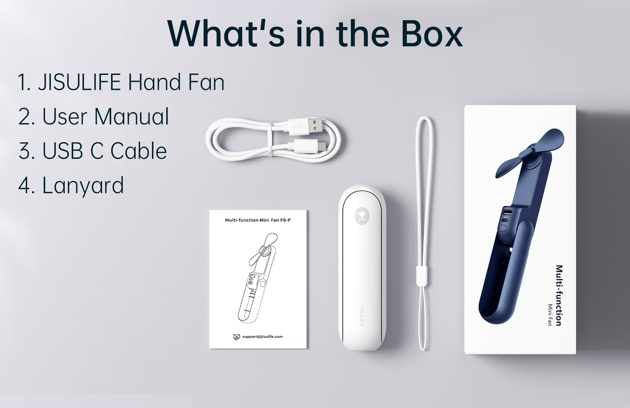 JisuLife Handheld Fan Life8 Plus story banner 7