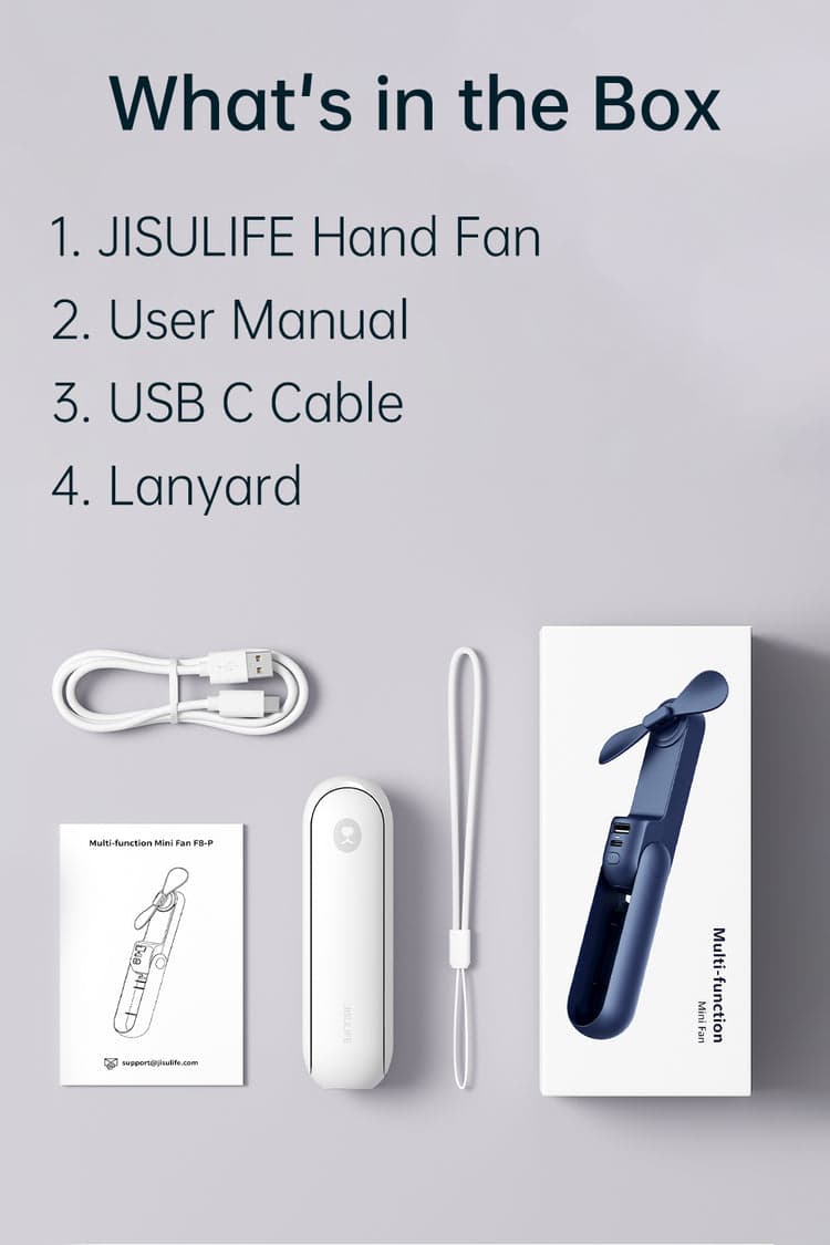 JisuLife Handheld Fan Life8 Plus story banner 7