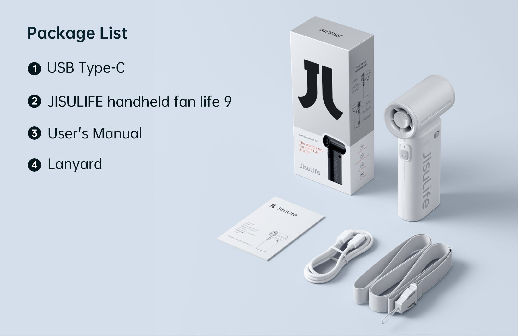 JisuLife Handheld Fan Life9 story banner 7